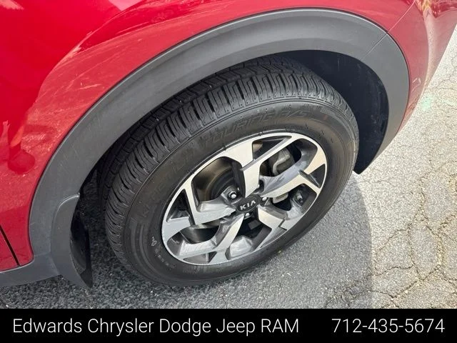 Used 2020 Red Kia LX image 12