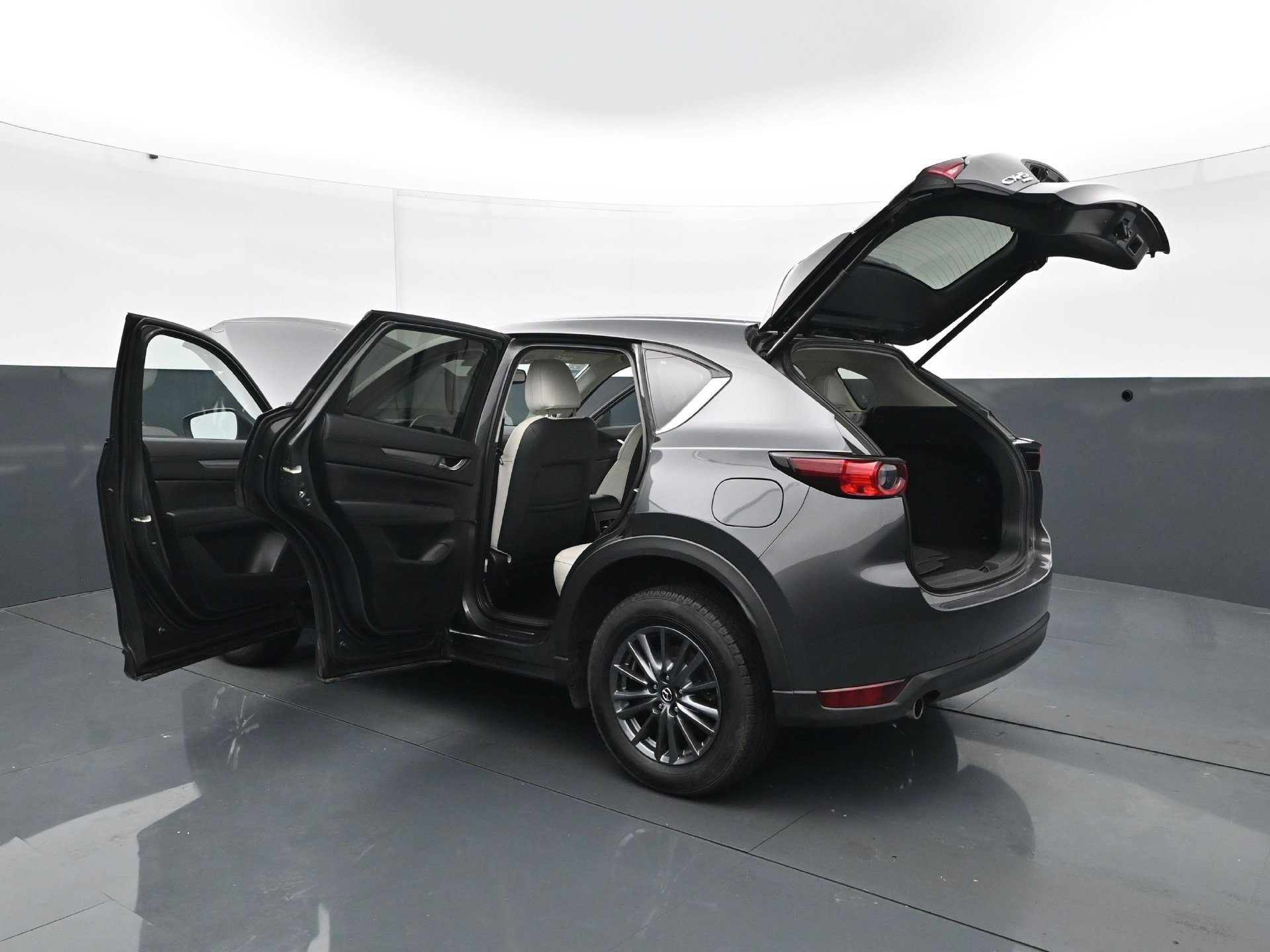 Used 2021 Machine Gray Metallic Mazda Touring AWD image 33