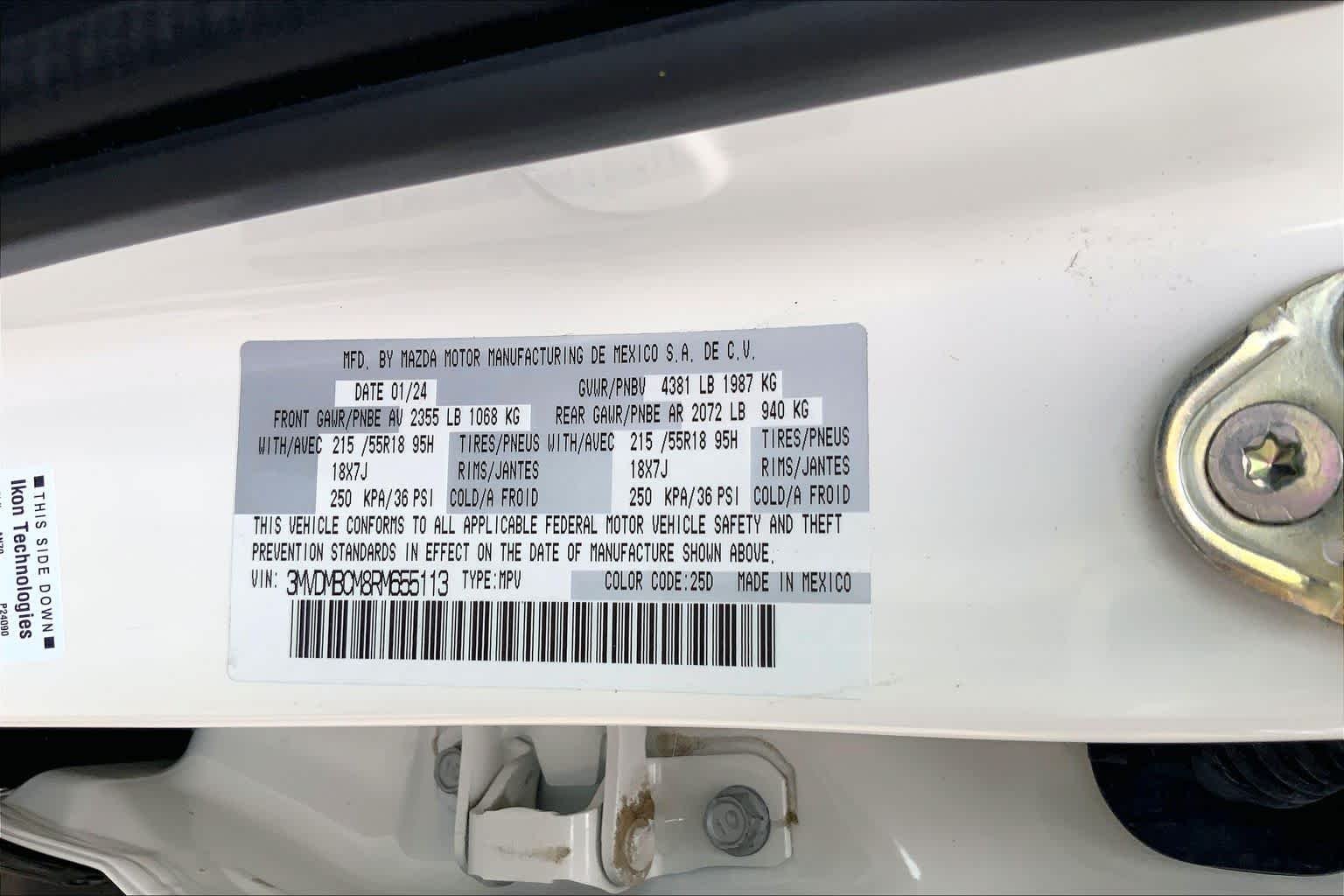 Certified Used 2024 Snowflake White Pearl Mica Mazda 2.5 S Preferred Package image 34