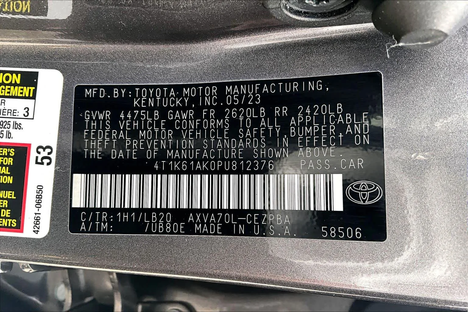 2023 Toyota Camry XSE - Photo 62