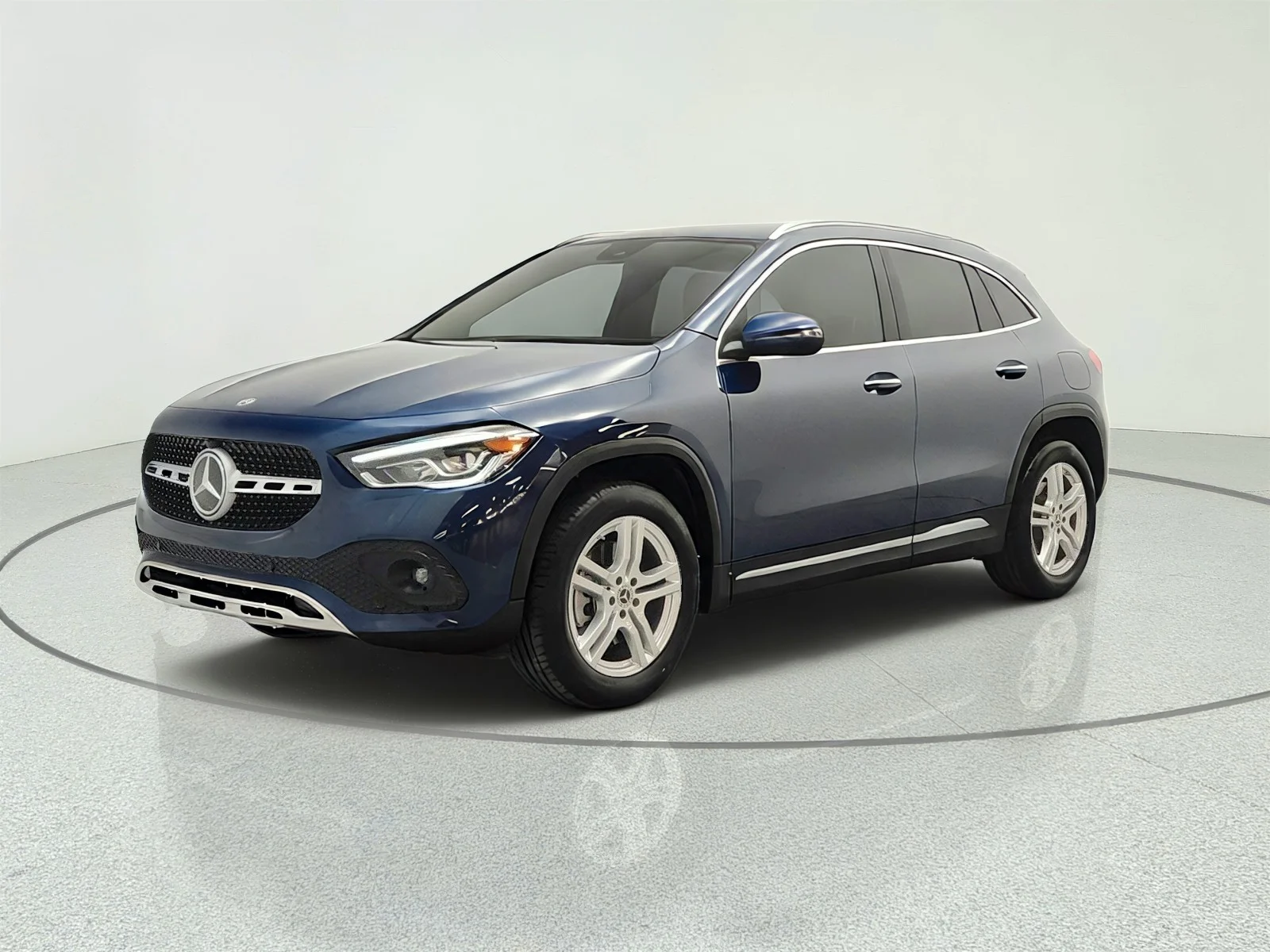 Certified Used 2022 Denim Blue Metallic Mercedes-Benz GLA 250 SUV image 1