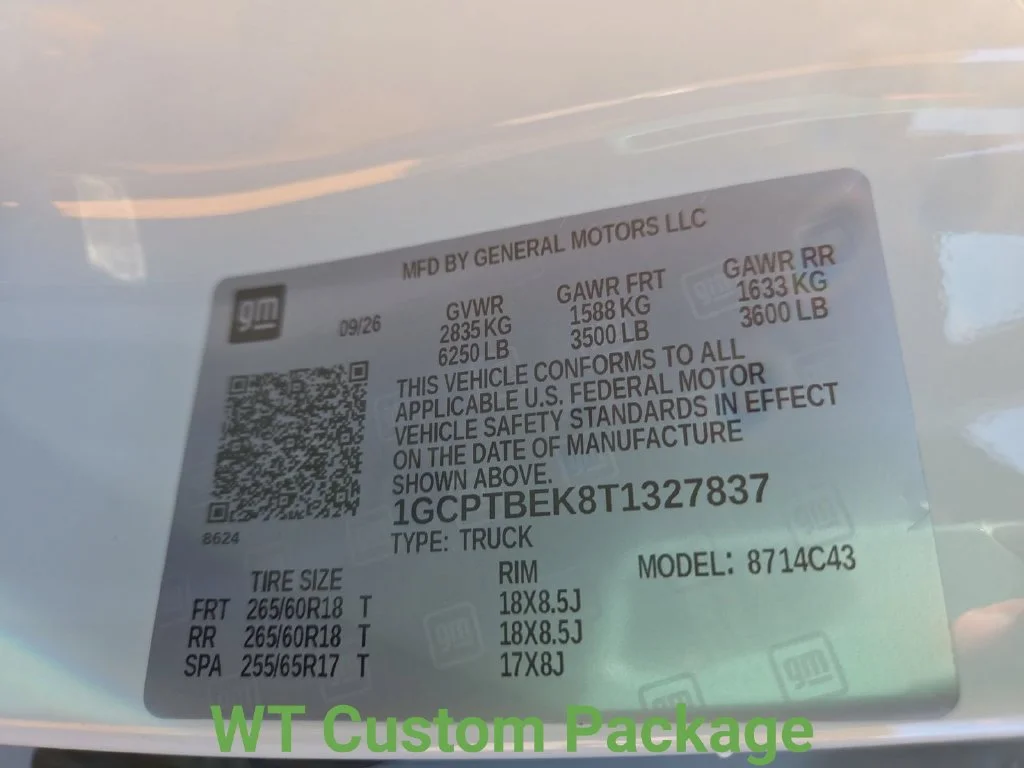 New 2026 White Chevrolet Work Truck image 24