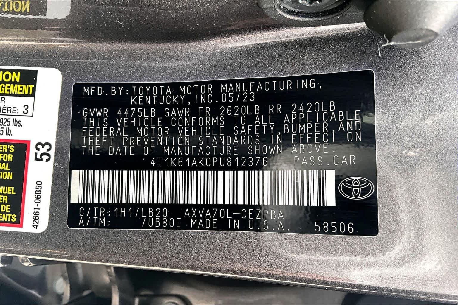 Used 2023 Predawn Gray Mica Toyota XSE image 32