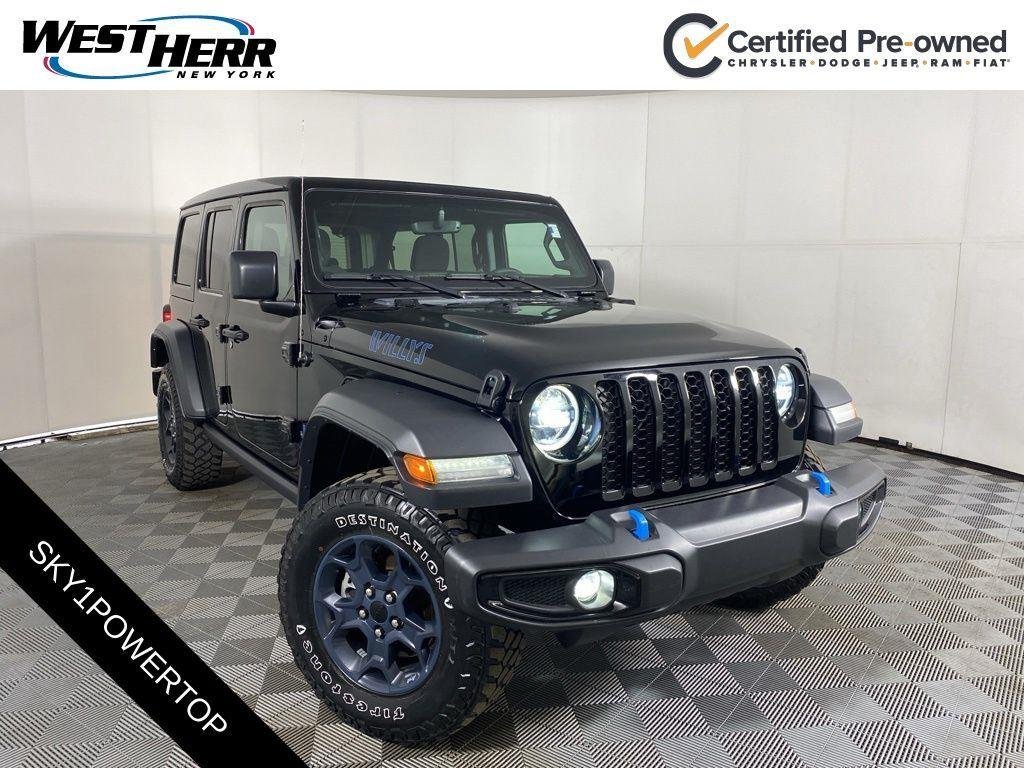 Used 2023 Black Clearcoat Jeep Base 4xe image 2