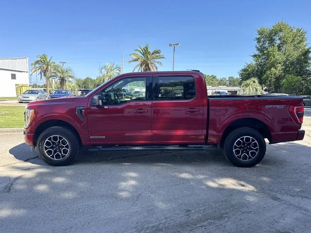 Used 2021 Rapid Red Metallic Tinted Clearcoat Ford XLT image 8