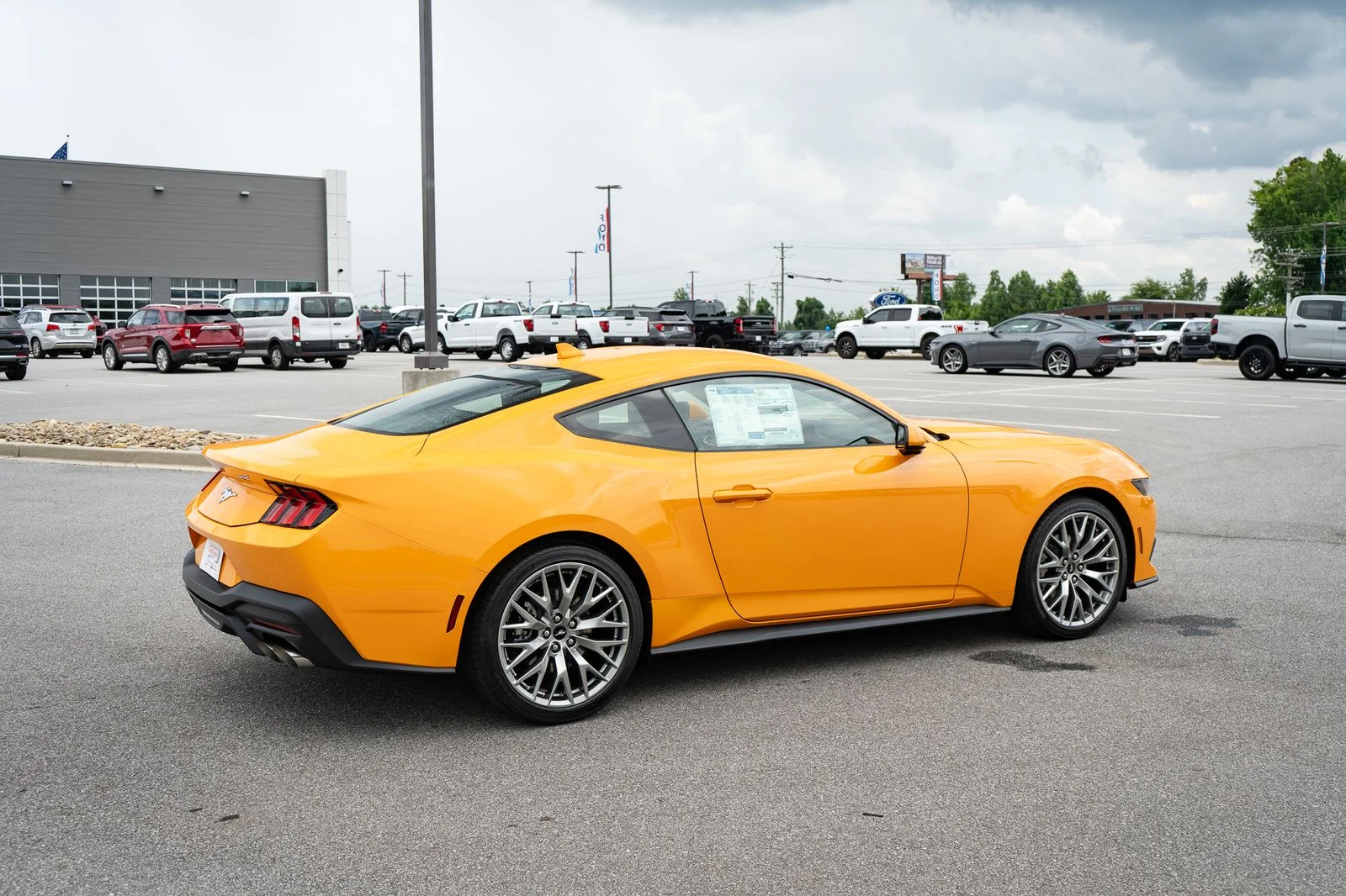 New 2026 Orange Fury Metallic Tri-coat Ford EcoBoost® Premium Fastback image 10