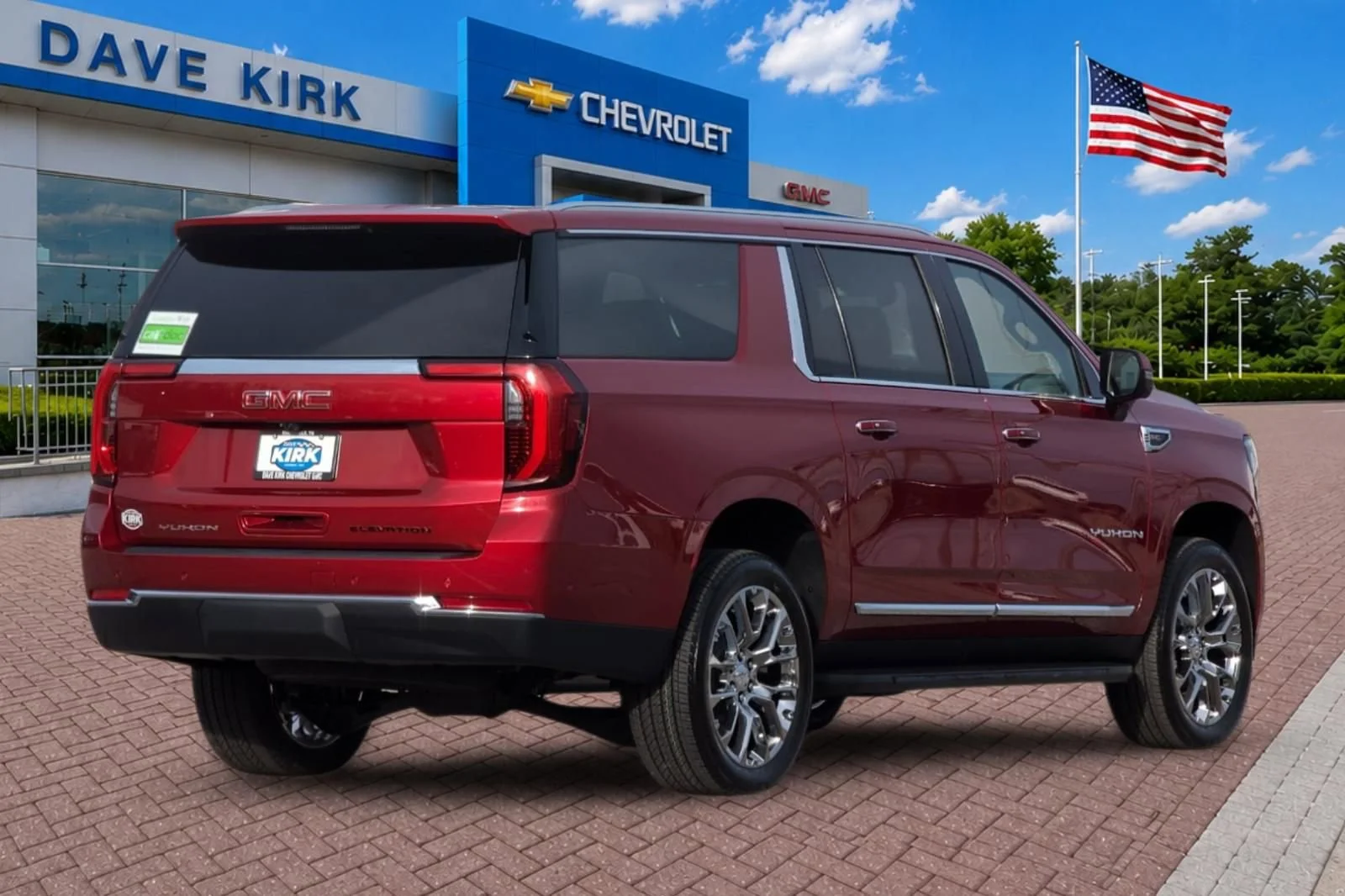 New 2026 Volcanic Red Tintcoat GMC Elevation image 3