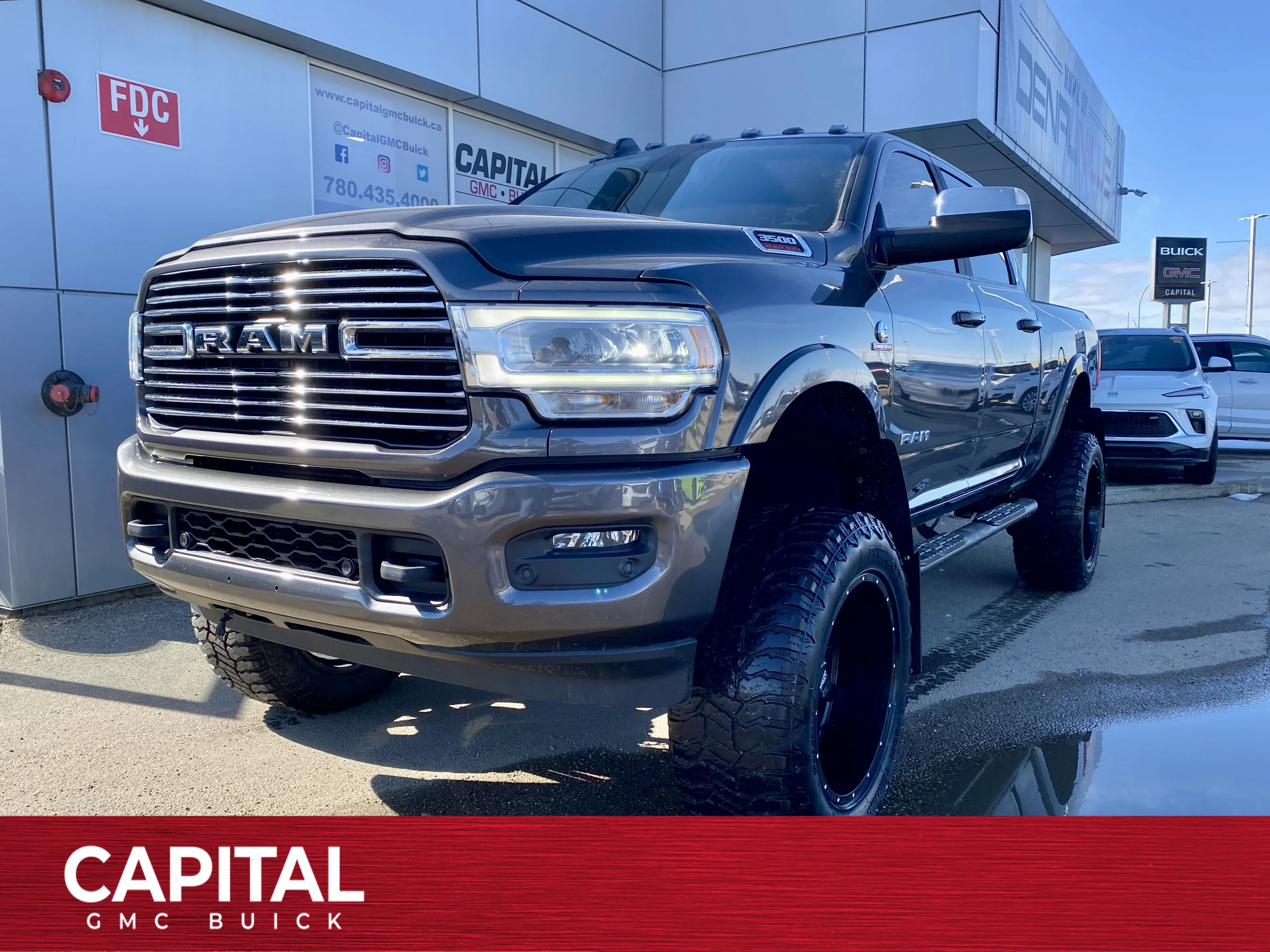 Certified Used 2022 Gray Ram Laramie * LIFTED * WHEELS AND TIRES * image 1