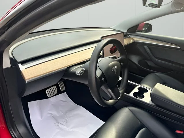 Used 2022 Red Tesla Performance image 11