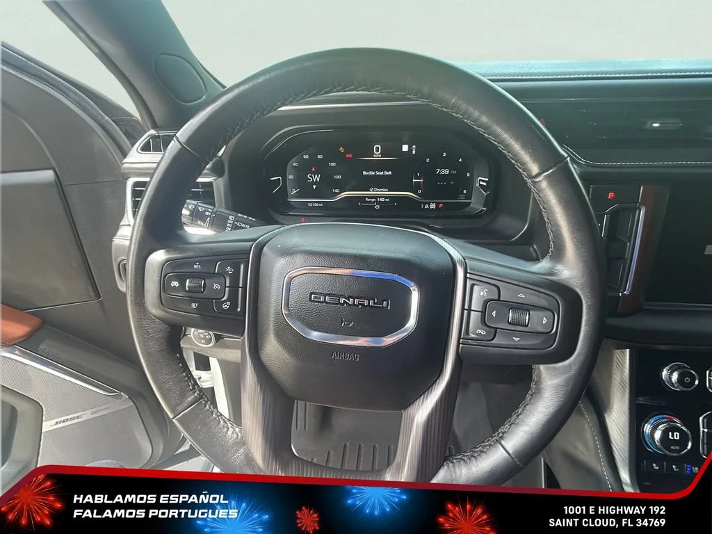 Used 2023 White Frost Tricoat GMC Denali Ultimate image 17