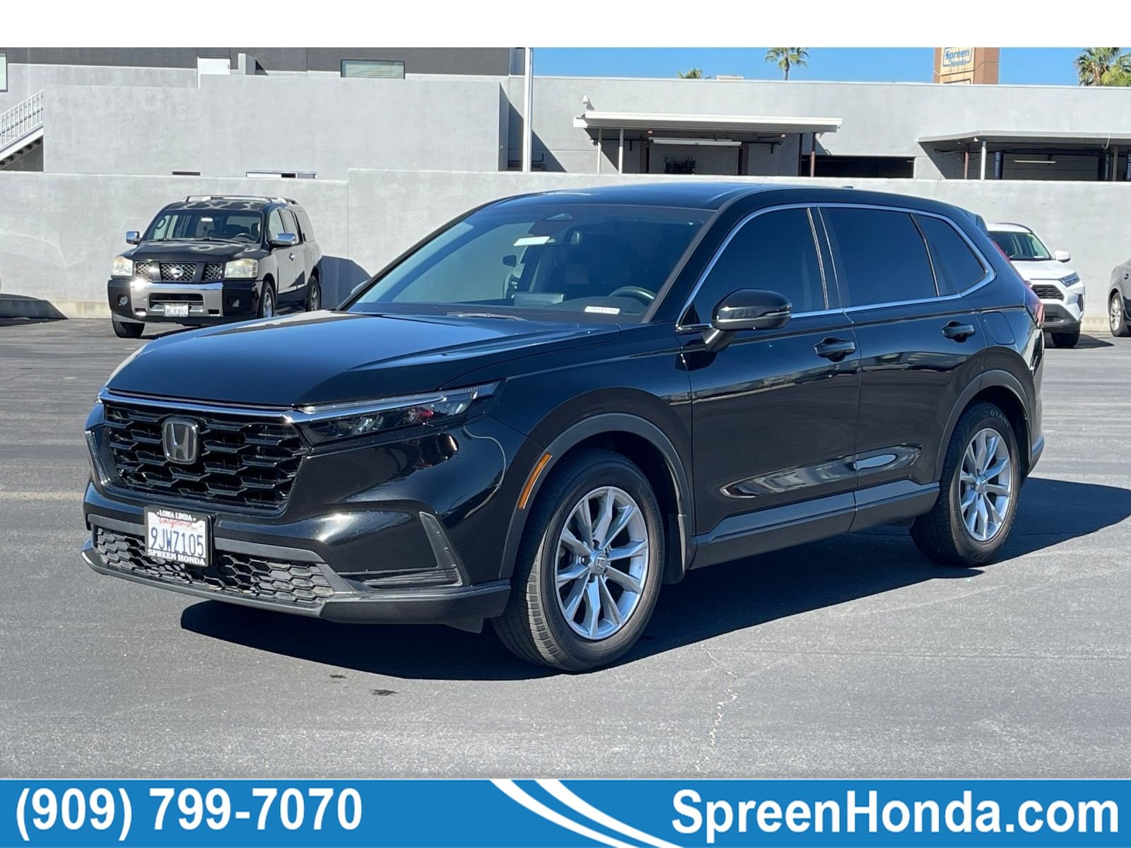 Used 2024 Crystal Black Pearl Honda EX image 1