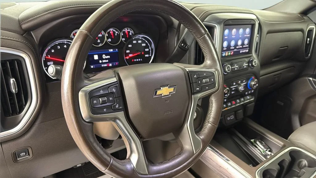 Used 2021 SILVER ICE METALLIC Chevrolet LTZ image 22