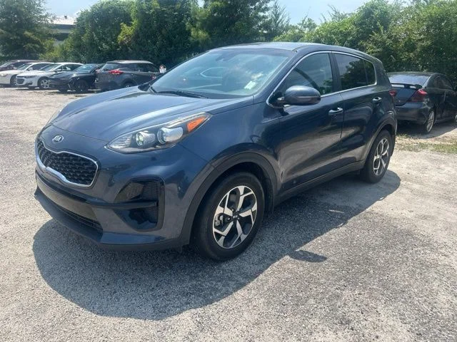 Used 2021 Blue Kia LX image 3