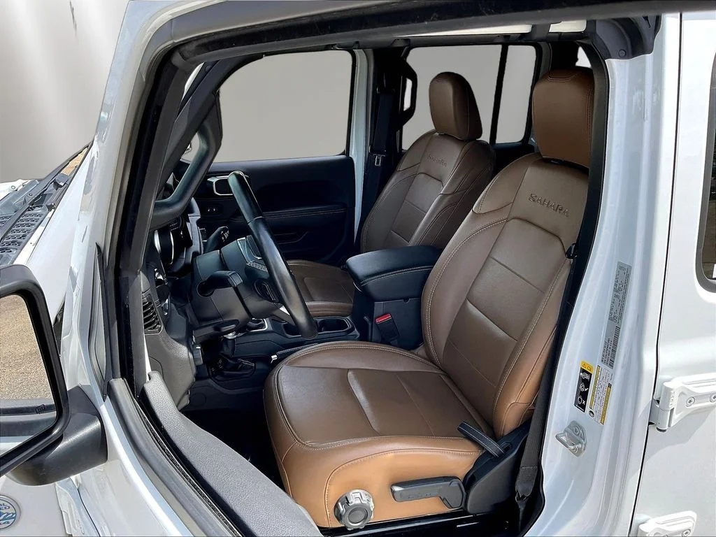 Used 2022 Bright White Clearcoat Jeep Unlimited Sahara 4xe image 20
