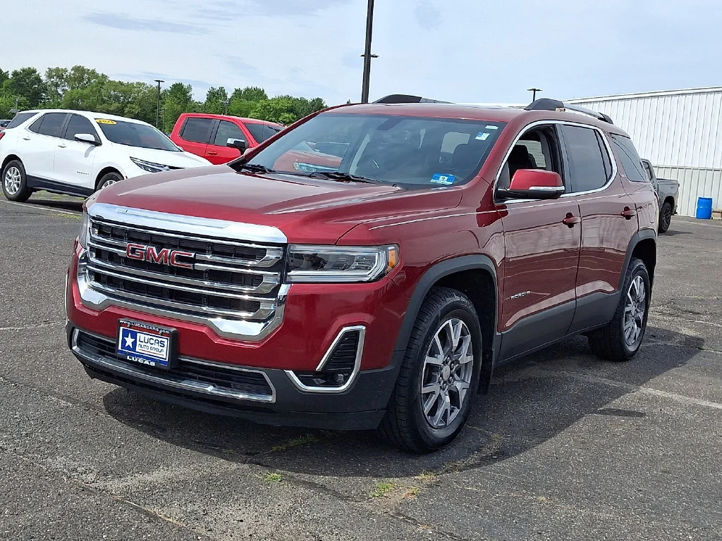 Used 2020 RED QUARTZ TINTCOAT GMC SLT image 5