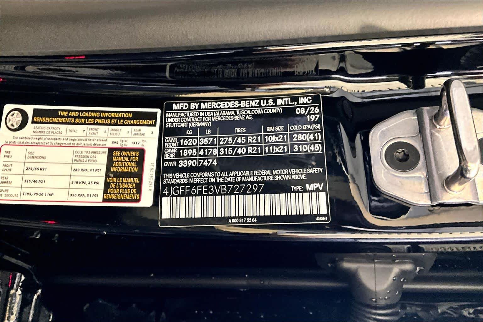 New 2027 Obsidian Black Metallic Mercedes-Benz GLS 450 image 12