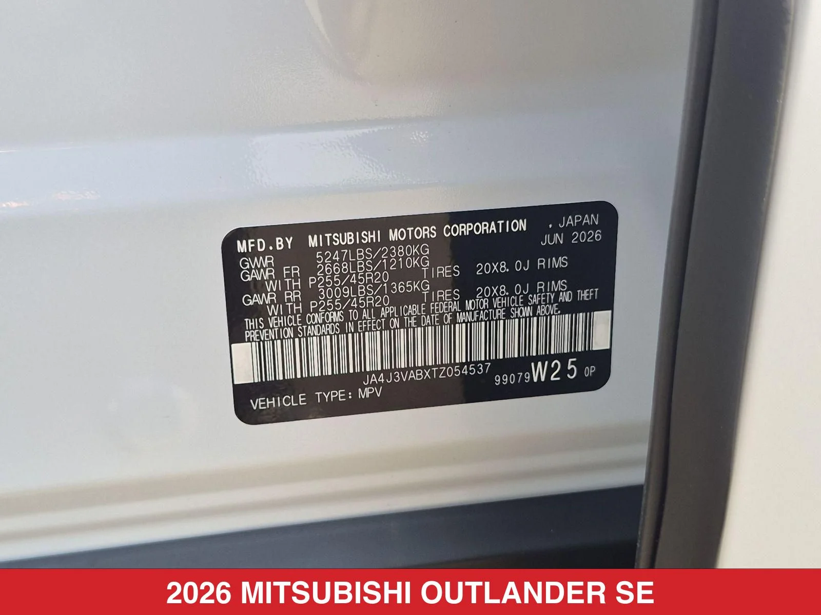 New 2026 White Mitsubishi SE image 27