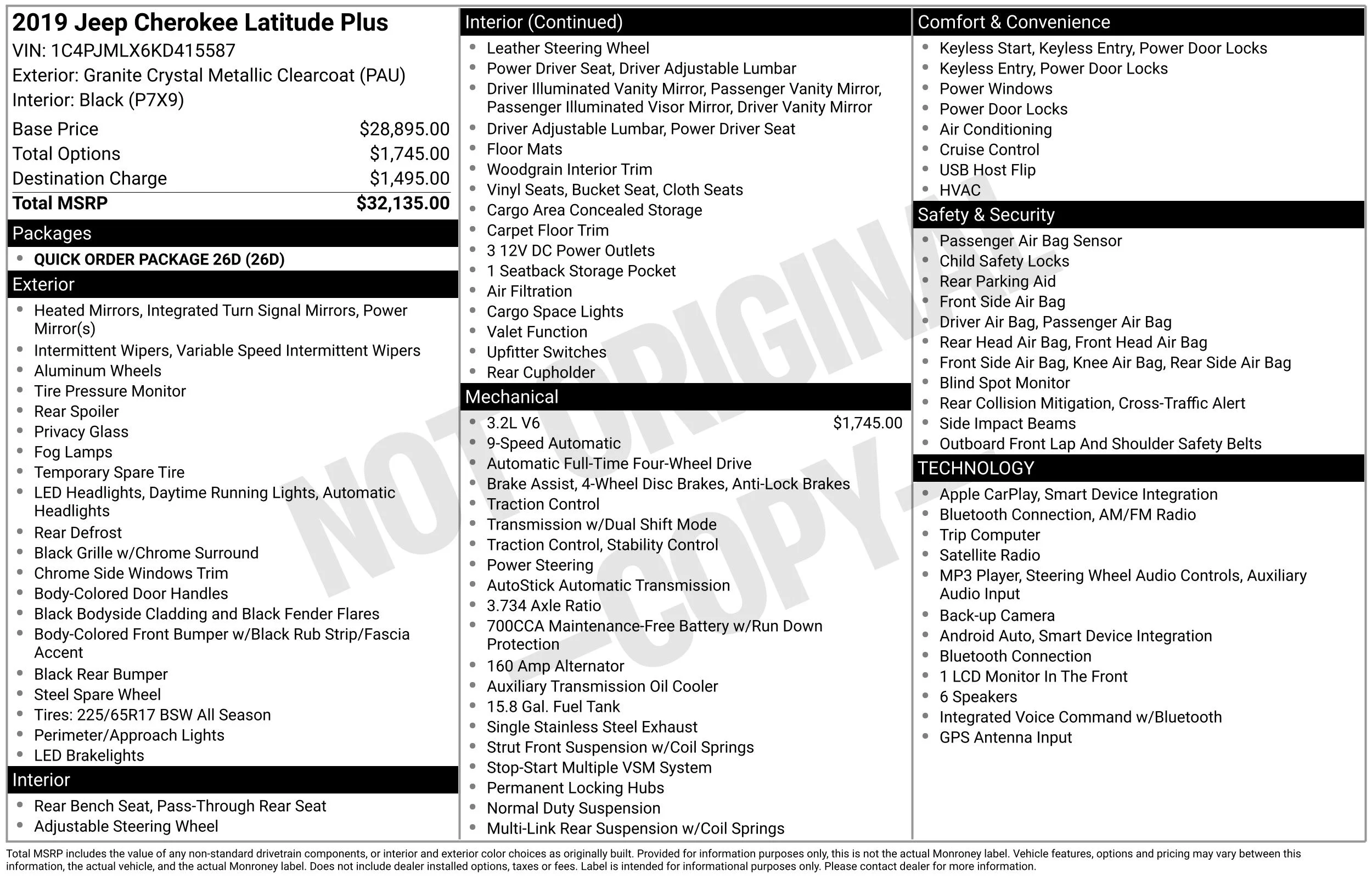 Used 2019 Gray Jeep Latitude Plus image 3