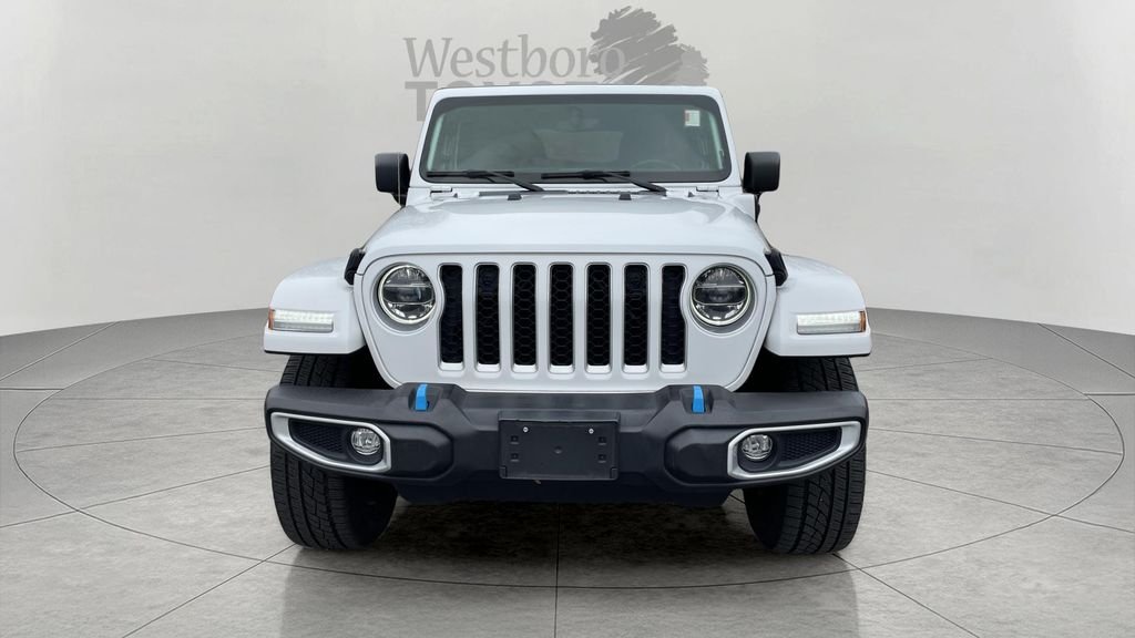 Used 2022 Jeep Wrangler Unlimited Sahara 4XE with VIN 1C4JJXP62NW206347 for sale in Westborough, MA