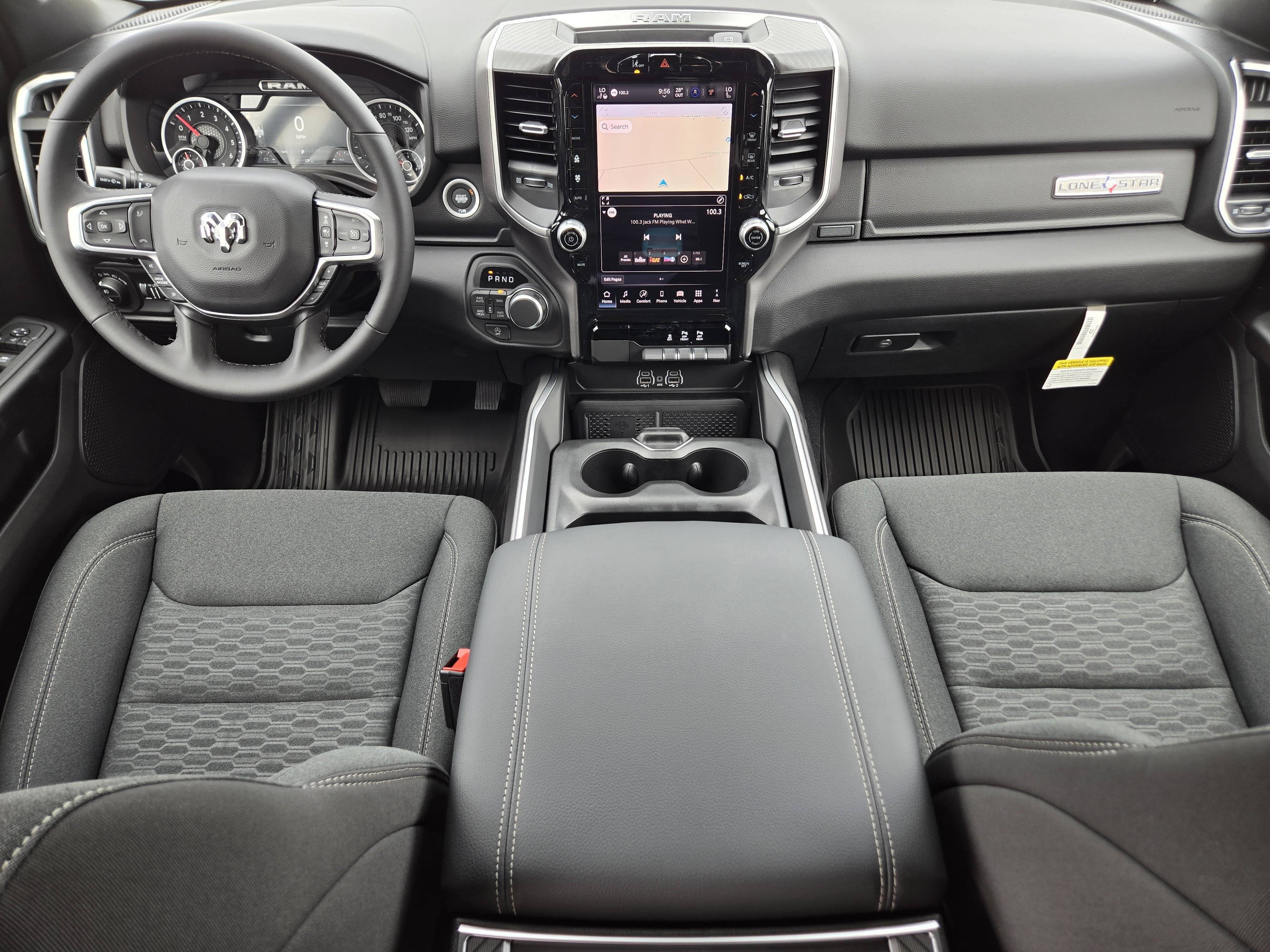New 2026 Diamond Black Crystal Pearlcoat RAM Lone Star image 2