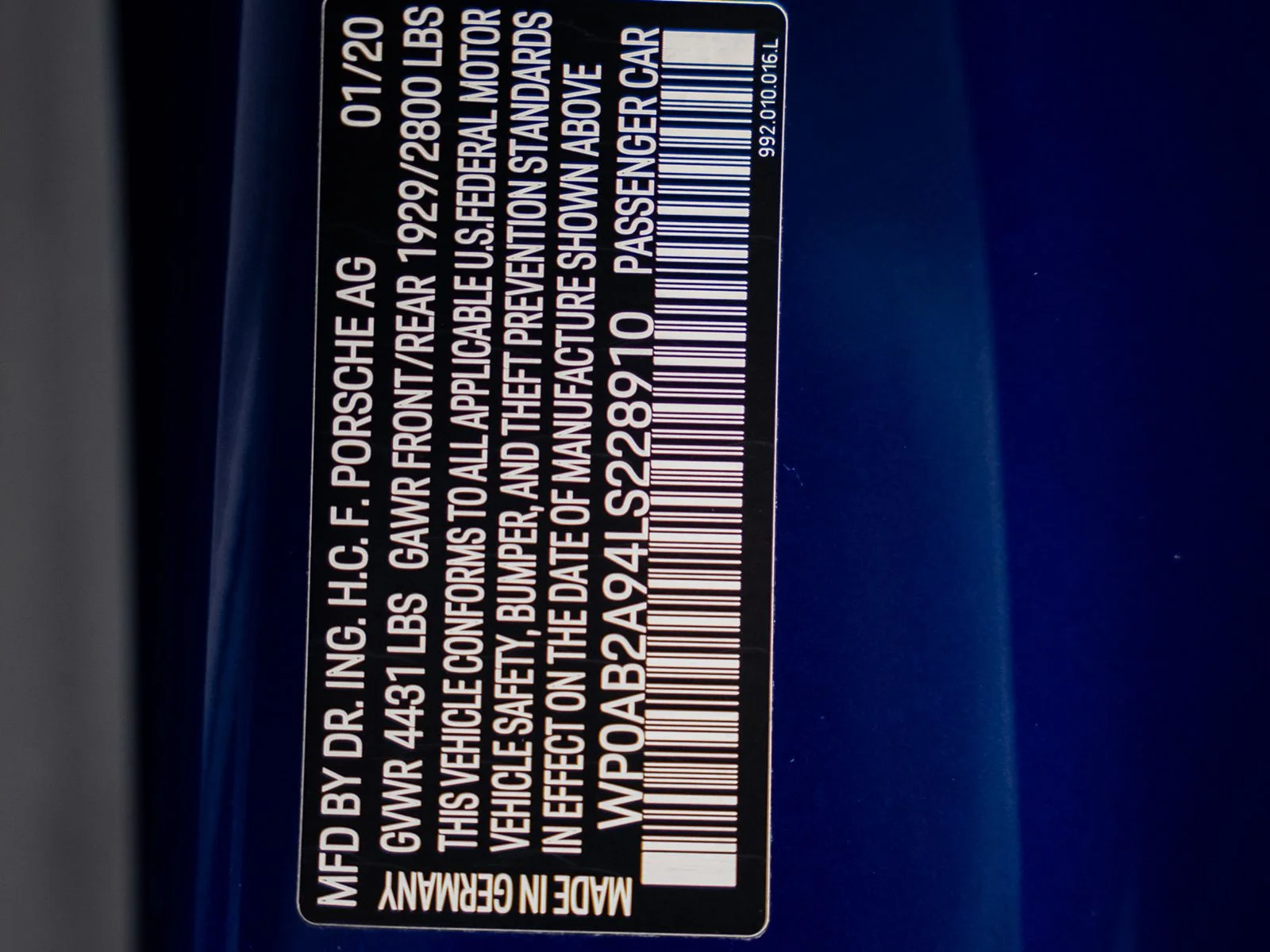 Used 2020 Blue Porsche Carrera S image 62
