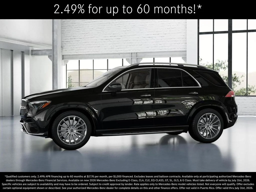 New 2026 Obsidian Black Metallic Mercedes-Benz GLE 450 image 36