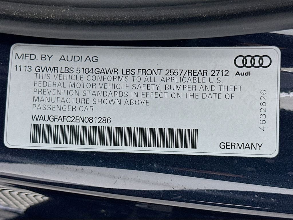 Used 2014 Moonlight Blue Audi 2.0T Premium Plus image 33