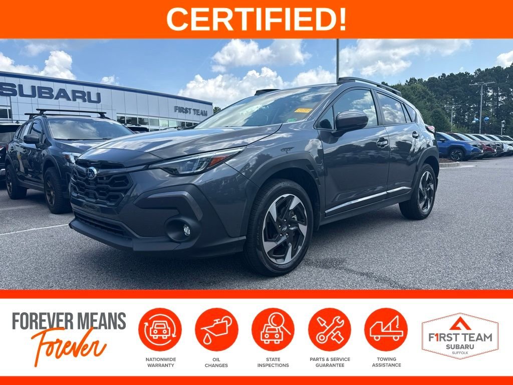 Certified Used 2024 Gray Subaru Limited image 1
