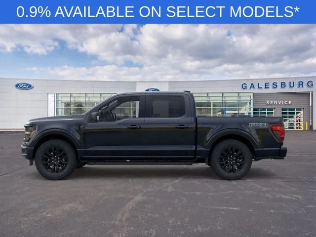New 2026 Agate Black Metallic Ford XLT image 3