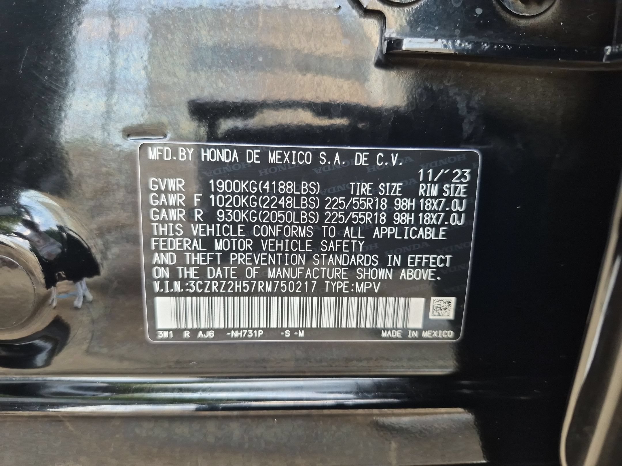 Certified Used 2024 Crystal Black Pearl Honda Sport AWD image 34