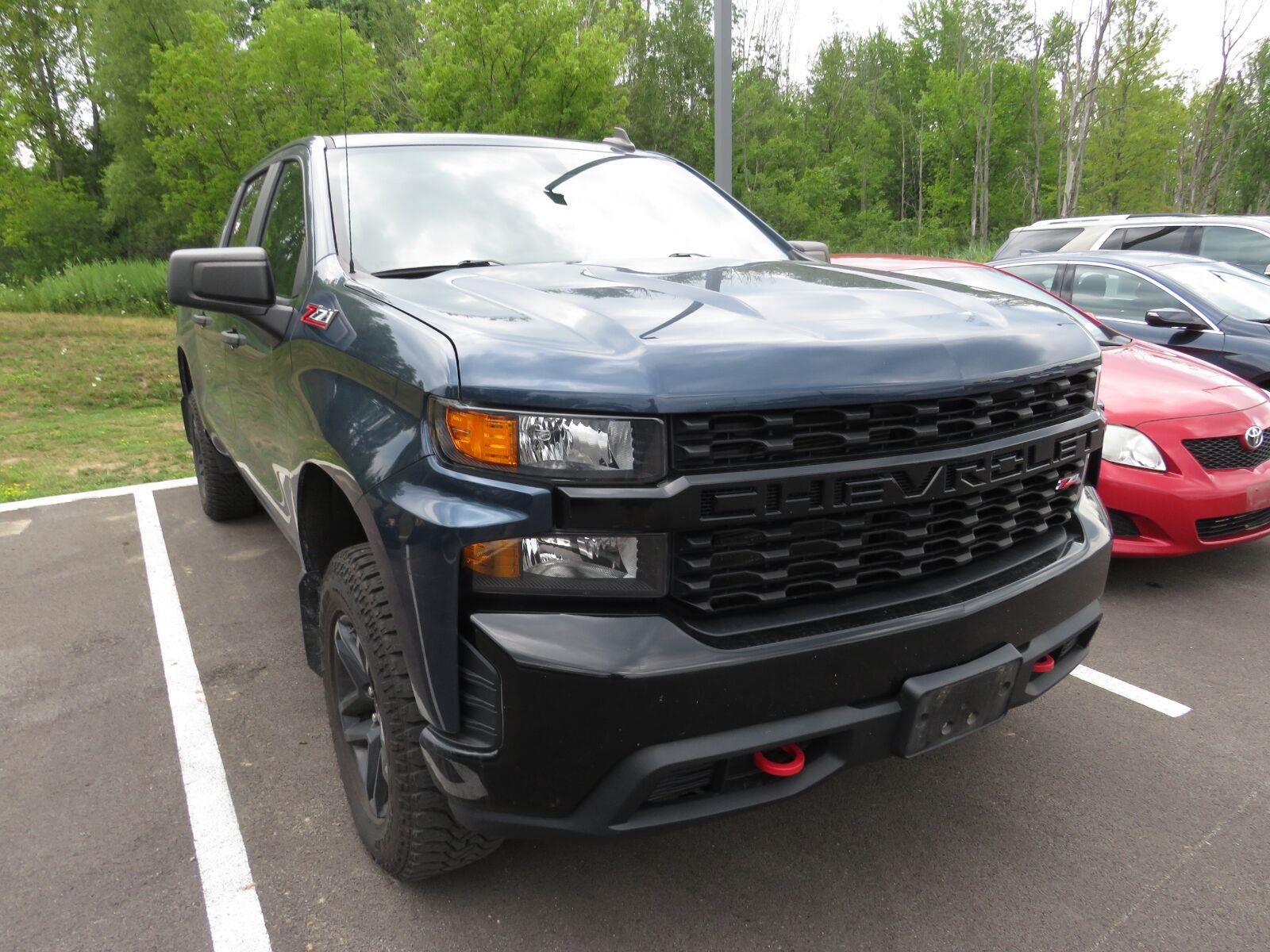 Used 2020 Northsky Blue Metallic Chevrolet Custom Trail Boss image 3