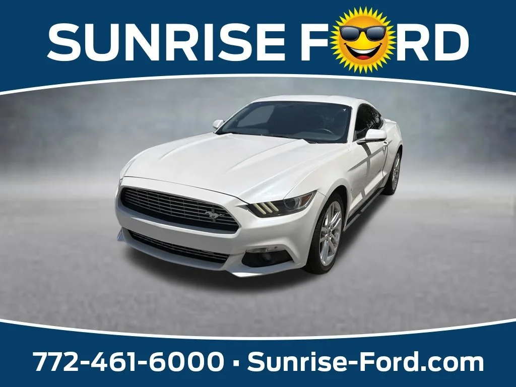 Used 2017 White Platinum Clearcoat Metallic Ford EcoBoost Premium image 1