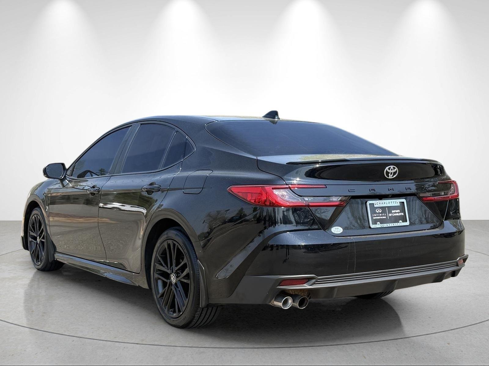 Used 2025 Midnight Black Metallic Toyota SE image 3