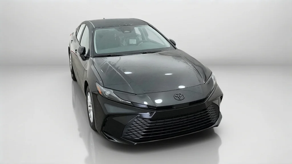 New 2026 Midnight Black Metallic Toyota LE image 4