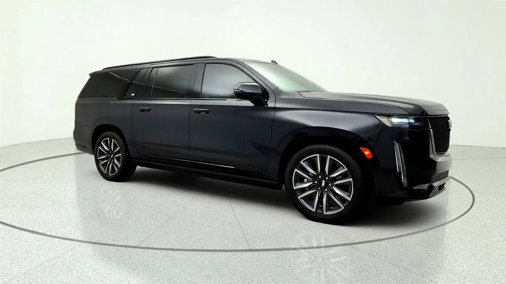 Used 2023 Galactic Gray Metallic Cadillac 4WD 4dr Sport w/ Touring Package & Retractable Steps image 3