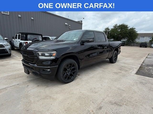 Used 2023 Diamond Black Crystal Pearlcoat Ram Laramie image 4