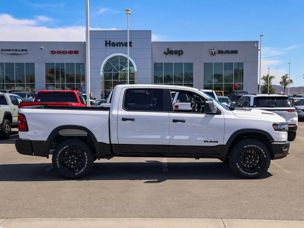 New 2026 Bright White Clear-Coat Exterior Paint RAM Rebel image 118