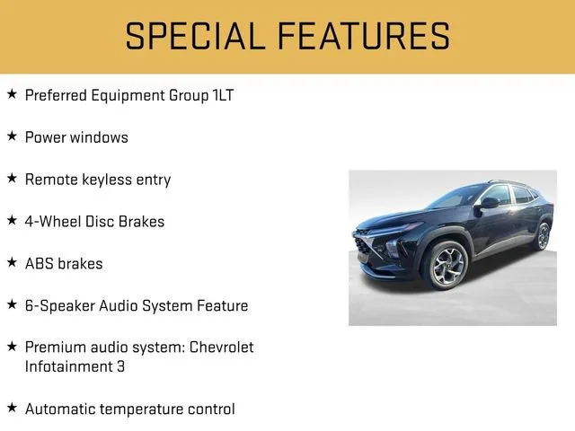 Used 2025 Mosaic Black Metallic Chevrolet LT image 6