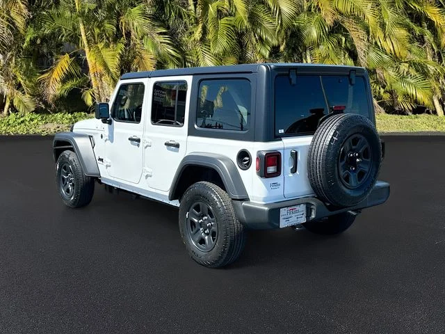 New 2026 Bright White Clear-Coat Exterior Paint Jeep Sport image 3