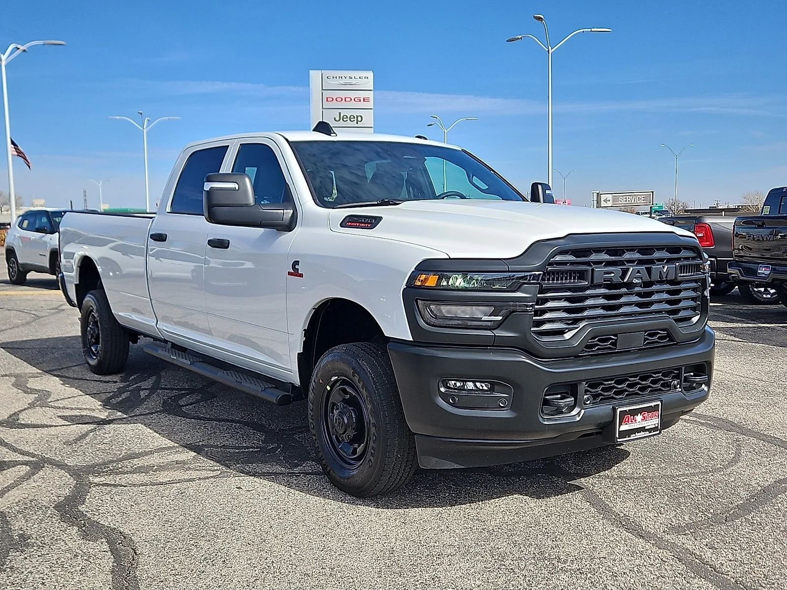 New 2026 Bright White Ram TRADESMAN CREW CAB 4X4 8