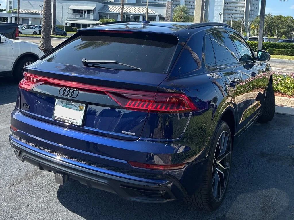 Used 2021 Blue Audi 55 Premium Plus image 2