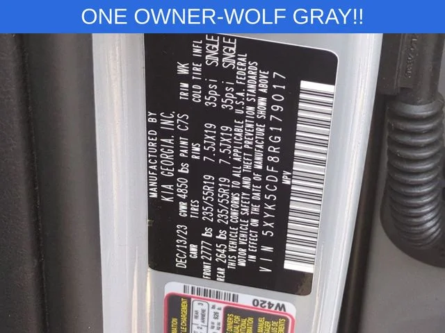 Used 2024 Gray Kia SX-Prestige image 38