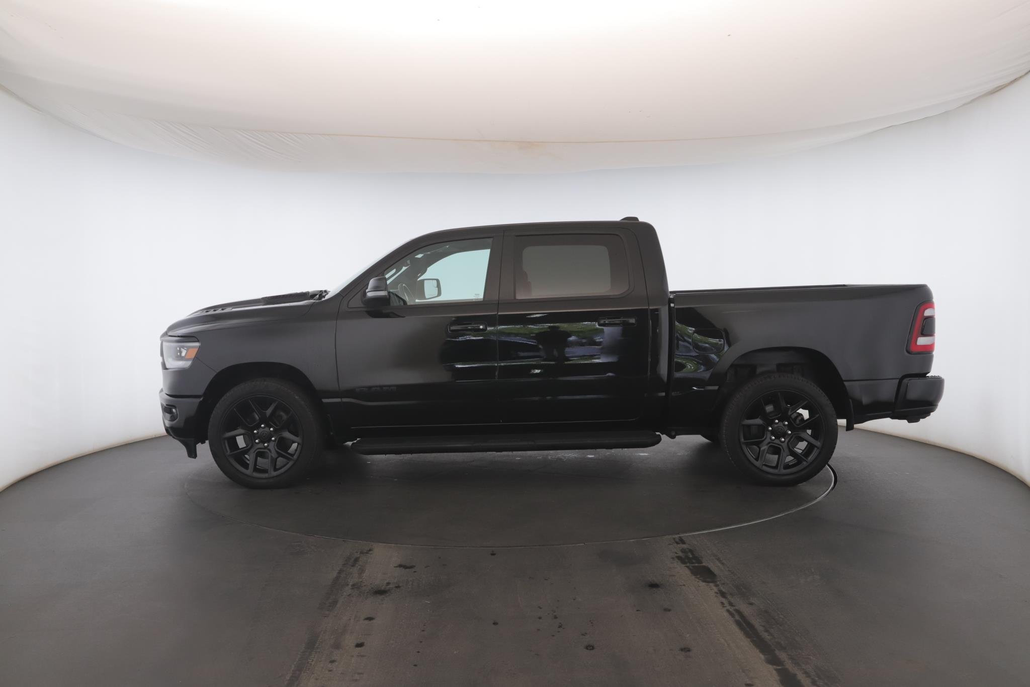 Used 2023 Diamond Black Crystal Pearlcoat Ram Laramie 4x4 Crew Cab 5