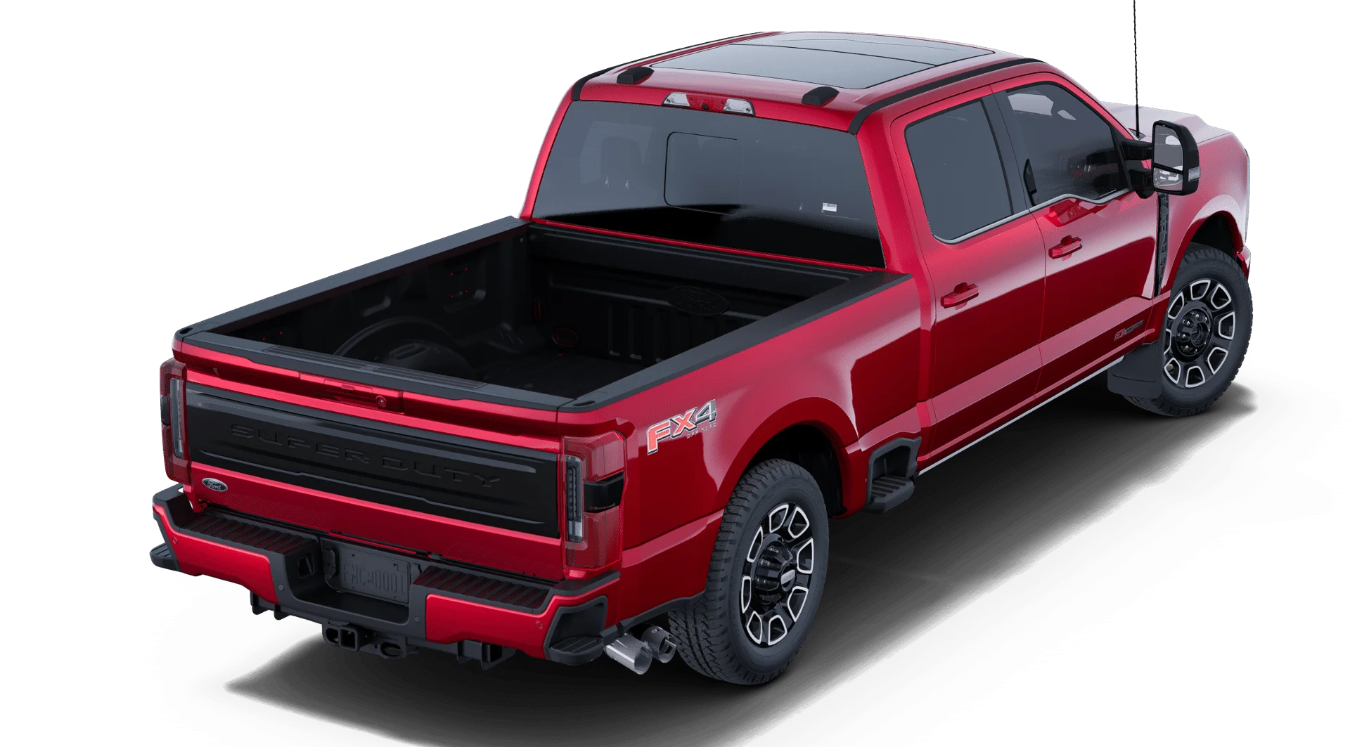 New 2025 Ruby Red Metallic Tinted Clearcoat Ford F-250® Platinum® image 3
