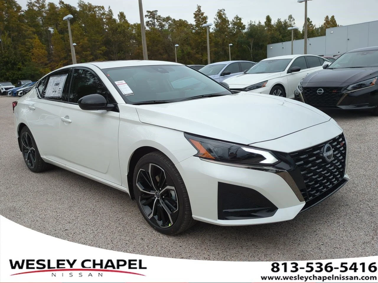 New 2025 Pearl White TriCoat Nissan SR image 1