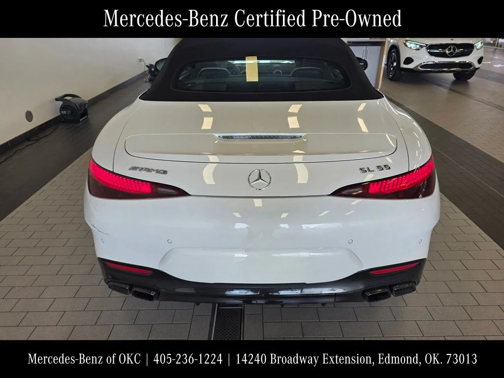 Certified Used 2023 White Mercedes-Benz SL 55 AMG® image 7