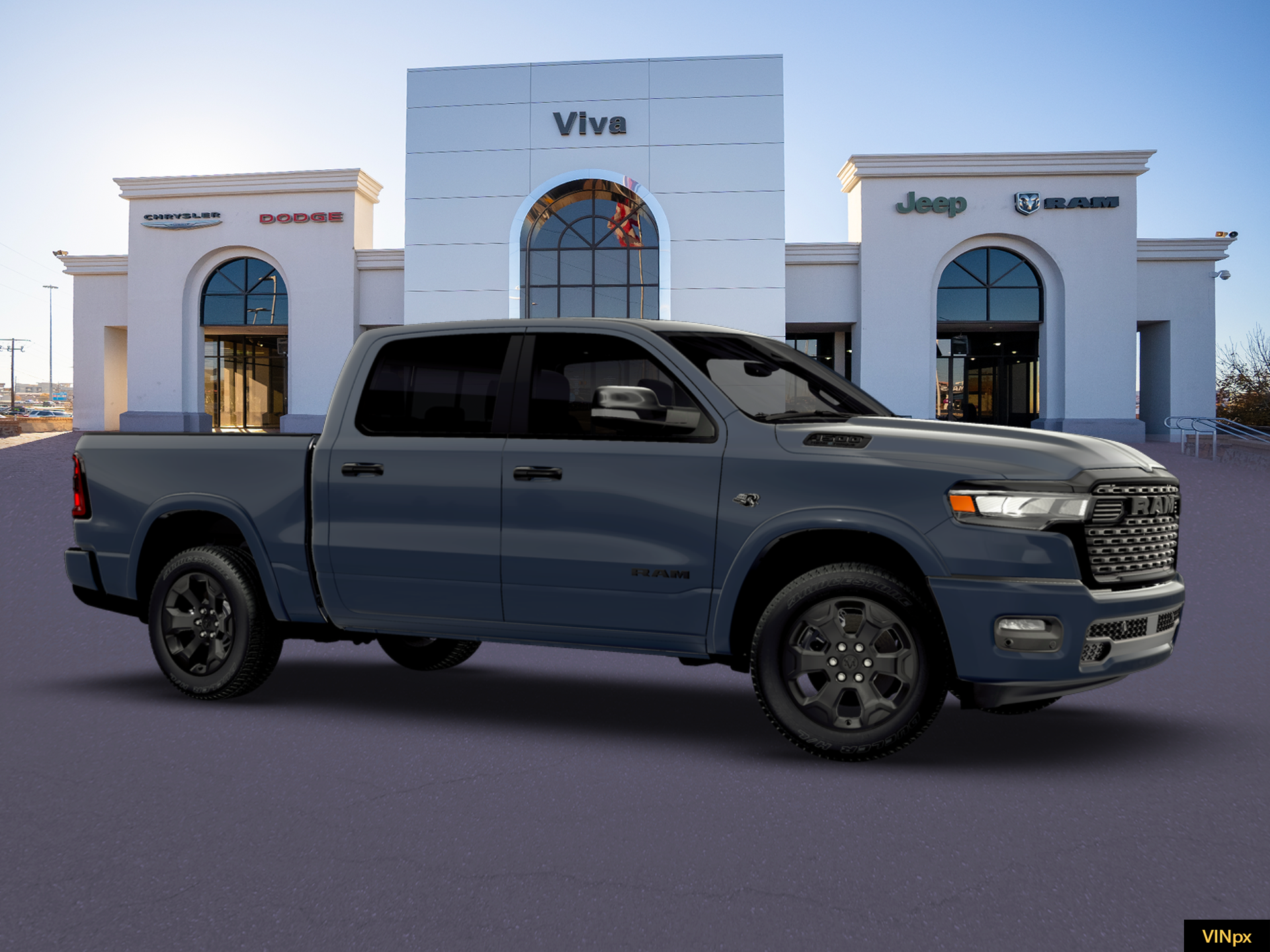New 2026 Forged Blue Metallic Exterior Paint RAM Big Horn/Lone Star image 22