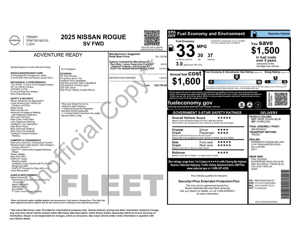 Used 2025 Blue Nissan SV image 53