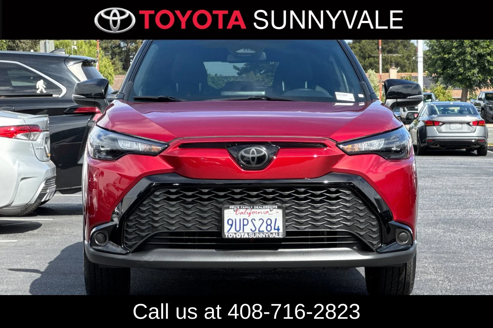 Used 2025 Red Toyota Hybrid Nightshade image 9