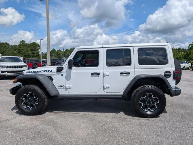 Used 2023 White Jeep Rubicon 4xe image 2